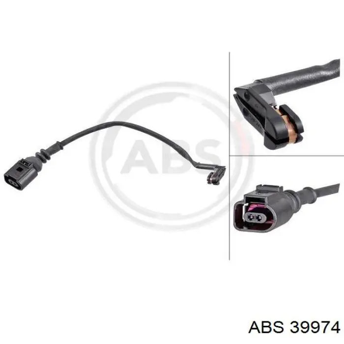 882057 Triclo Sensor dianteiro de desgaste das sapatas do freio