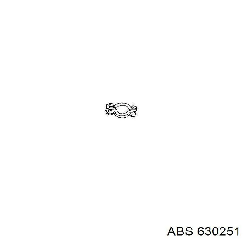 Compre 630251 ABS Suporte do freio traseiro esquerdo