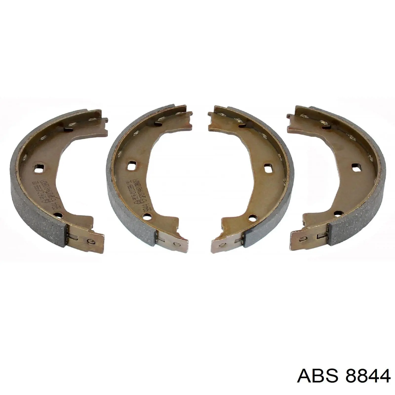Sapatas do freio traseiras de tambor ABS 8844 preço, a partir de 19,23 USD