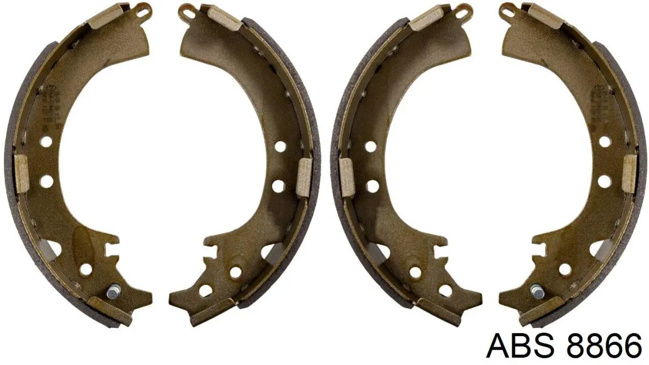 Sapatas do freio traseiras de tambor ABS 8866 preço, a partir de 32,88 USD