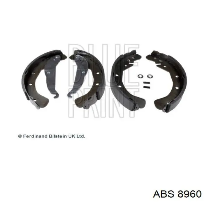 Compre 8960 ABS Sapatas do freio traseiras de tambor