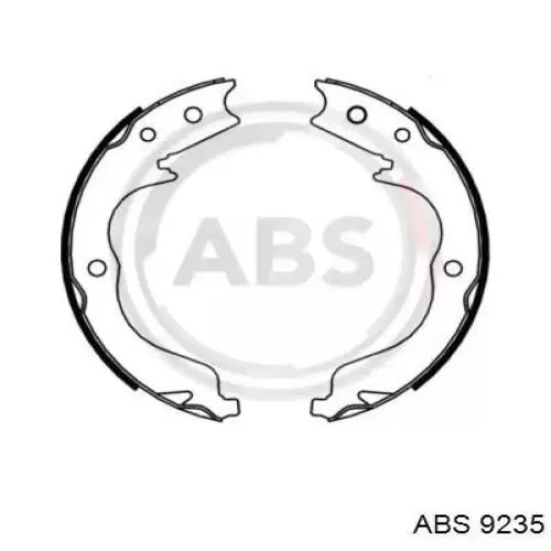 Sapatas do freio de estacionamento ABS 9235 preço, a partir de 35,93 USD