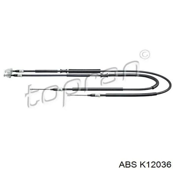 Cabo traseiro direito/esquerdo do freio de estacionamento ABS K12036 preço, a partir de 27,52 USD