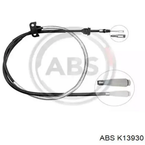 Cabo traseiro direito/esquerdo do freio de estacionamento Volvo 9492645 preço, a partir de 85,85 USD