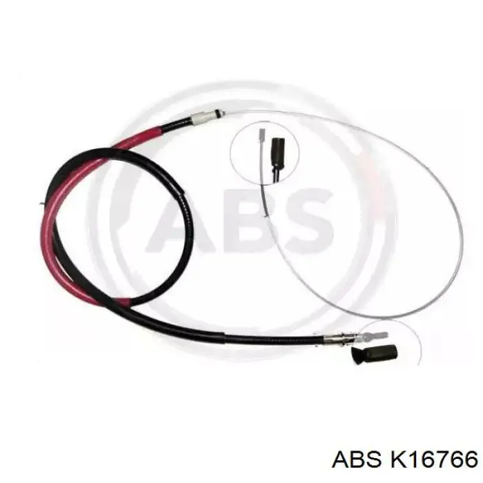 Cabo traseiro direito/esquerdo do freio de estacionamento ABS K16766 preço, a partir de 17,70 USD
