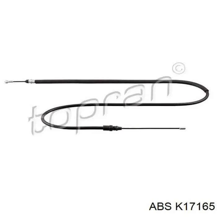 Compre K17165 ABS Cabo traseiro direito/esquerdo do freio de estacionamento