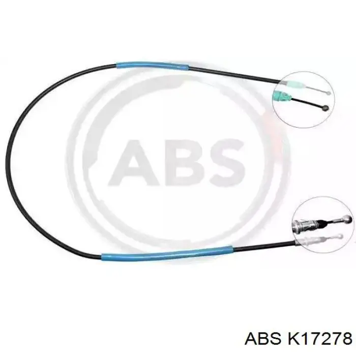 Cabo do freio de estacionamento traseiro esquerdo ABS K17278 preço, a partir de 14,55 USD