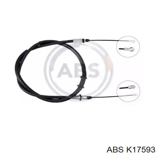 Cabo traseiro direito/esquerdo do freio de estacionamento ABS K17593 preço, a partir de 17,76 USD