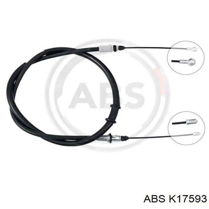 K17593 ABS Cabo traseiro direito/esquerdo do freio de estacionamento