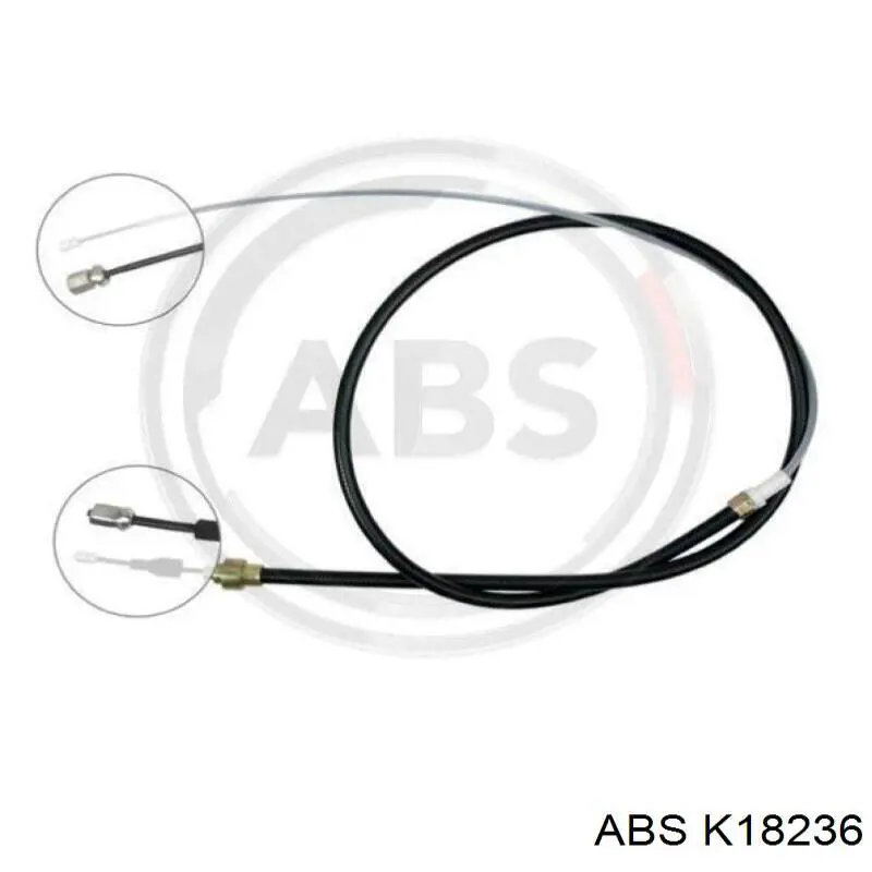 Compre K18236 ABS Cabo traseiro direito/esquerdo do freio de estacionamento