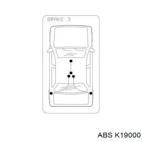 Compre BV612A603AH Ford Cabo traseiro direito/esquerdo do freio de estacionamento