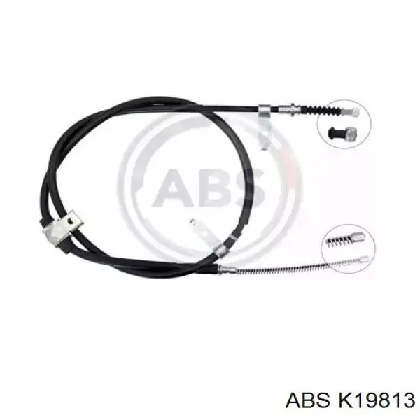 Compre 1332891 Ford Cabo do freio de estacionamento traseiro direito