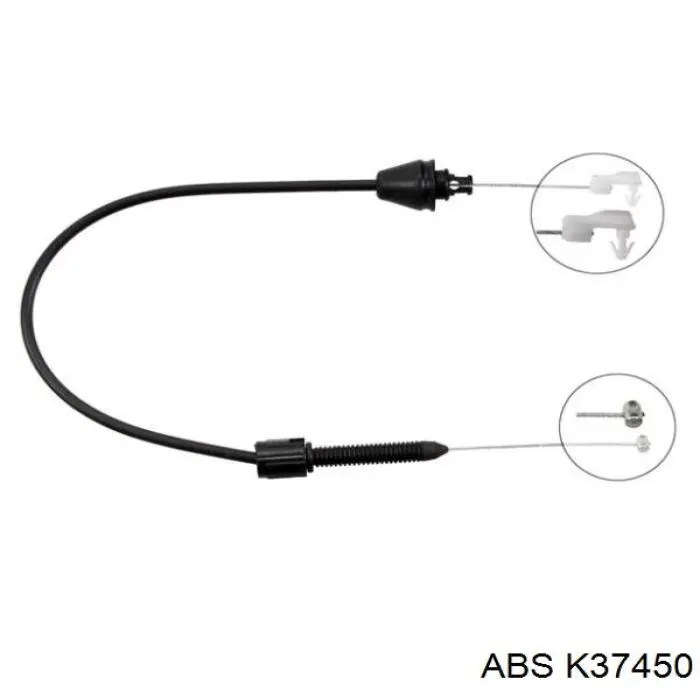 Cabo/pedal de gás (de acelerador) ABS K37450 preço, a partir de 11,51 USD