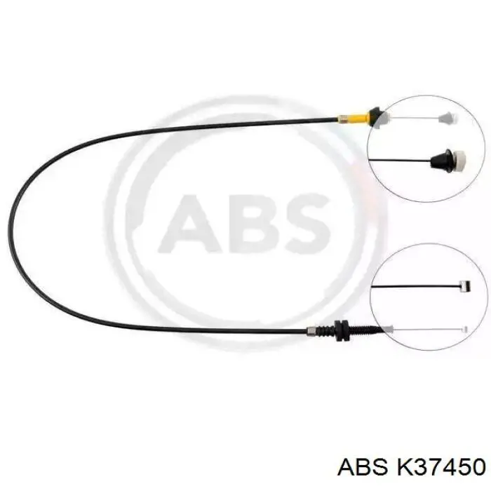 Compre K37450 ABS Cabo/pedal de gás (de acelerador)
