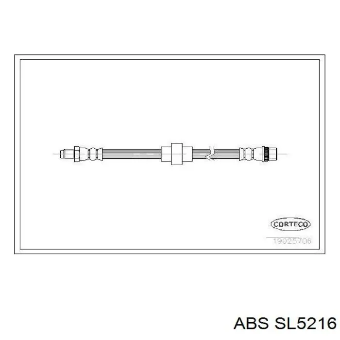 Compre SL5216 ABS Mangueira do freio dianteira