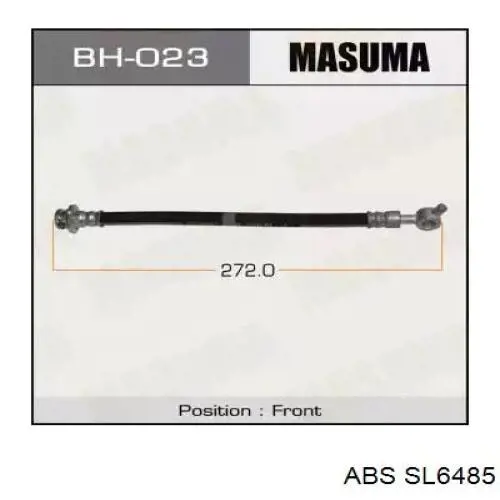 Compre SL6485 ABS Mangueira do freio dianteira direita