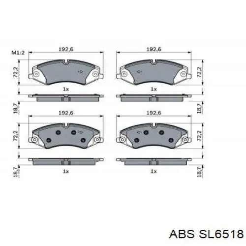 Compre SL6518 ABS Mangueira do freio dianteira