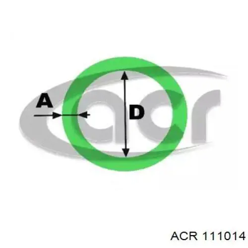 Compre 988843 Volvo Vedante anular de tubo de aparelho de ar condicionado