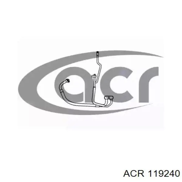4367069 Ford Mangueira de aparelho de ar condicionado, desde o compressor até o radiador