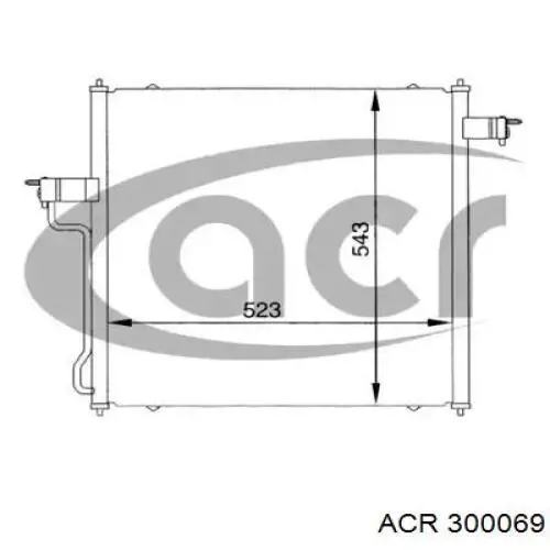 Radiador de aparelho de ar condicionado Ford Explorer  