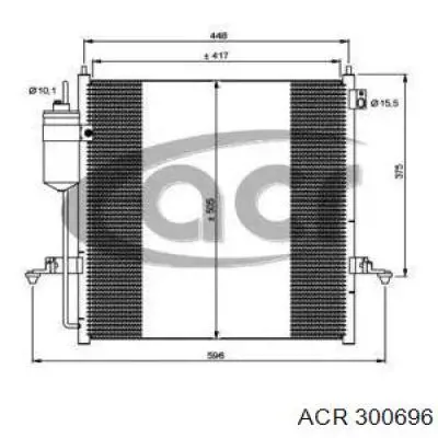 MN123642 Mitsubishi Radiador de aparelho de ar condicionado