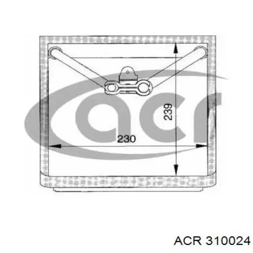 Vaporizador de aparelho de ar condicionado ACR 310024 preço, a partir de 95,34 USD