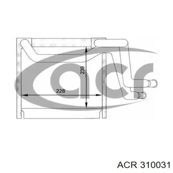 Compre 43B22006 Eaclima Vaporizador de aparelho de ar condicionado