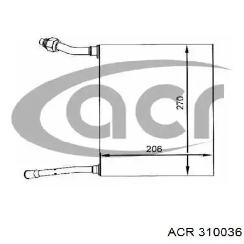 Vaporizador de aparelho de ar condicionado para Ford Explorer  U2