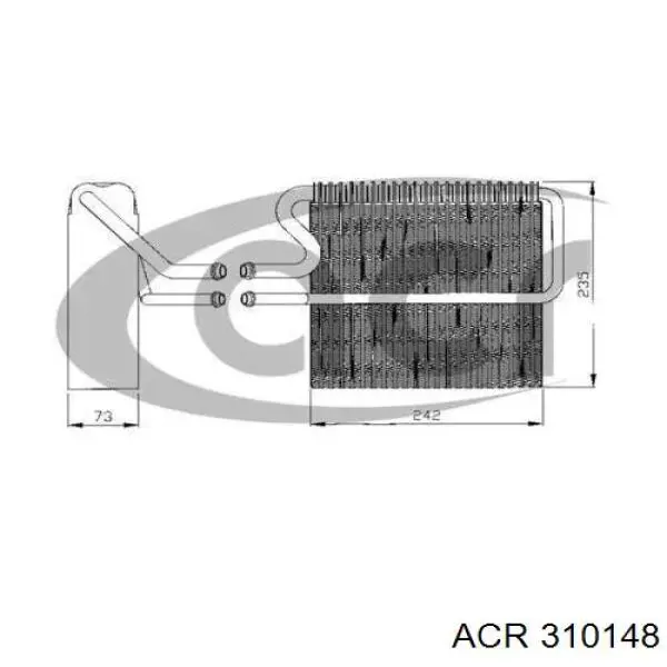 92209 Nissens Vaporizador de aparelho de ar condicionado
