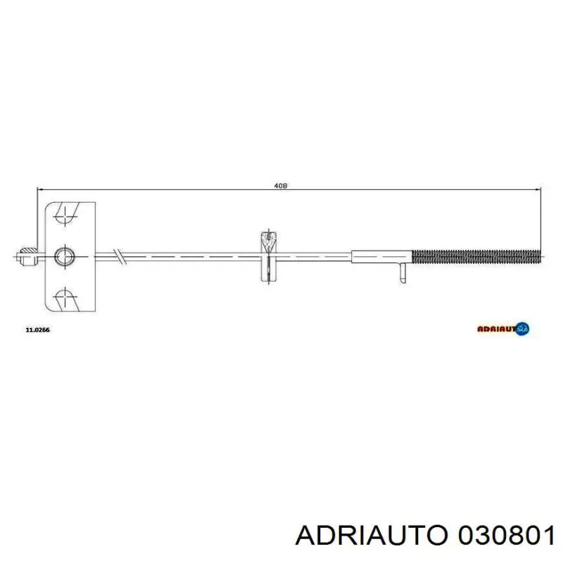Cabo de abertura da capota Adriauto 030801 preço, a partir de 11,26 USD