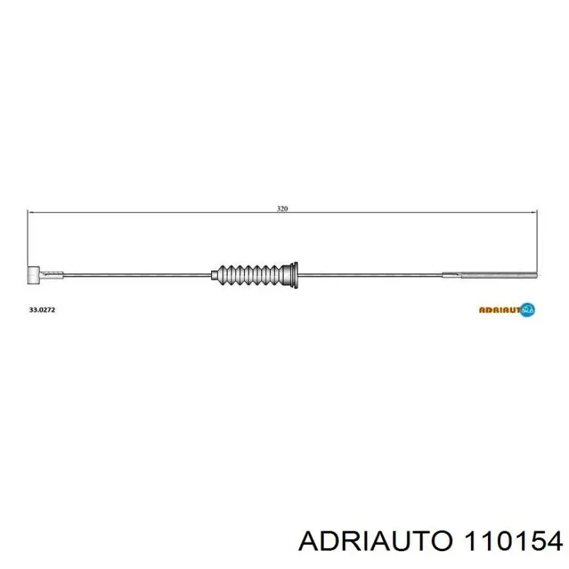 Cabo de embraiagem Adriauto 110154 preço, a partir de 13,49 USD