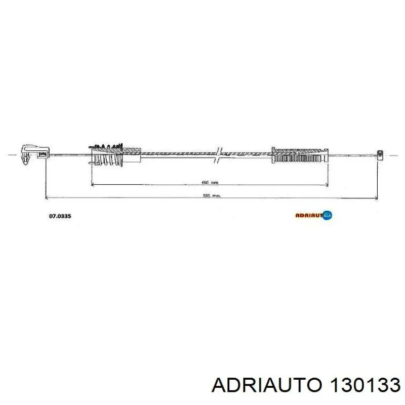 130133 Adriauto Cabo de embraiagem