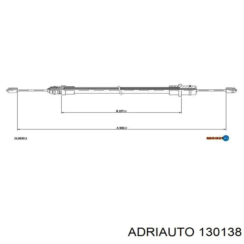130138 Adriauto Cabo de embraiagem