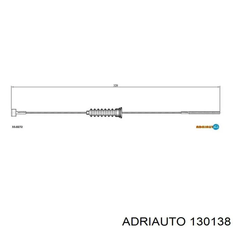 Cabo de embraiagem Adriauto 130138 preço, a partir de 13,84 USD