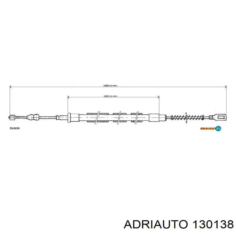 Compre 130138 Adriauto Cabo de embraiagem