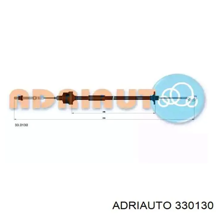 330130 Adriauto Cabo de embraiagem