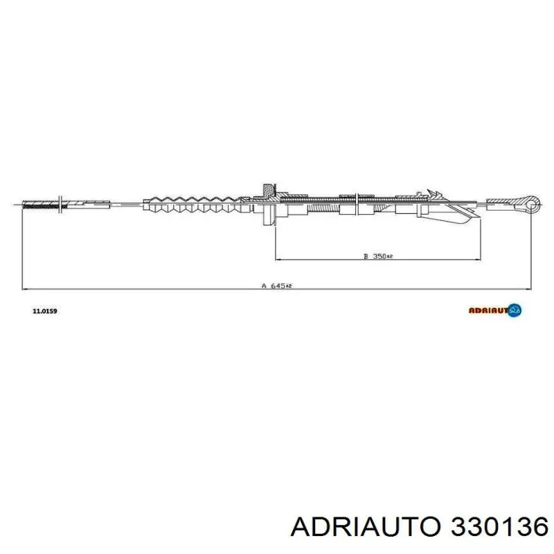 Cabo de embraiagem Adriauto 330136 preço, a partir de 18,38 USD