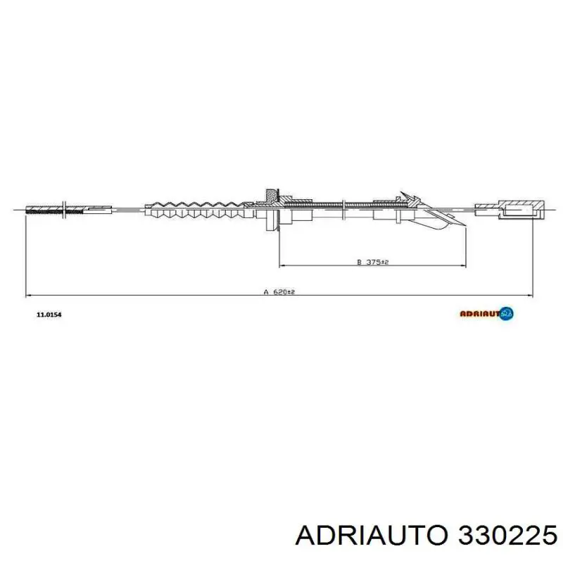 Cabo do freio de estacionamento traseiro esquerdo Adriauto 330225 preço, a partir de 6,32 USD