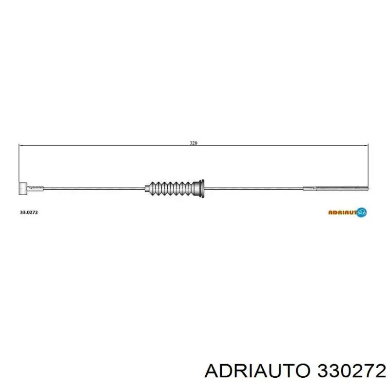 Compre 330272 Adriauto Cabo do freio de estacionamento dianteiro