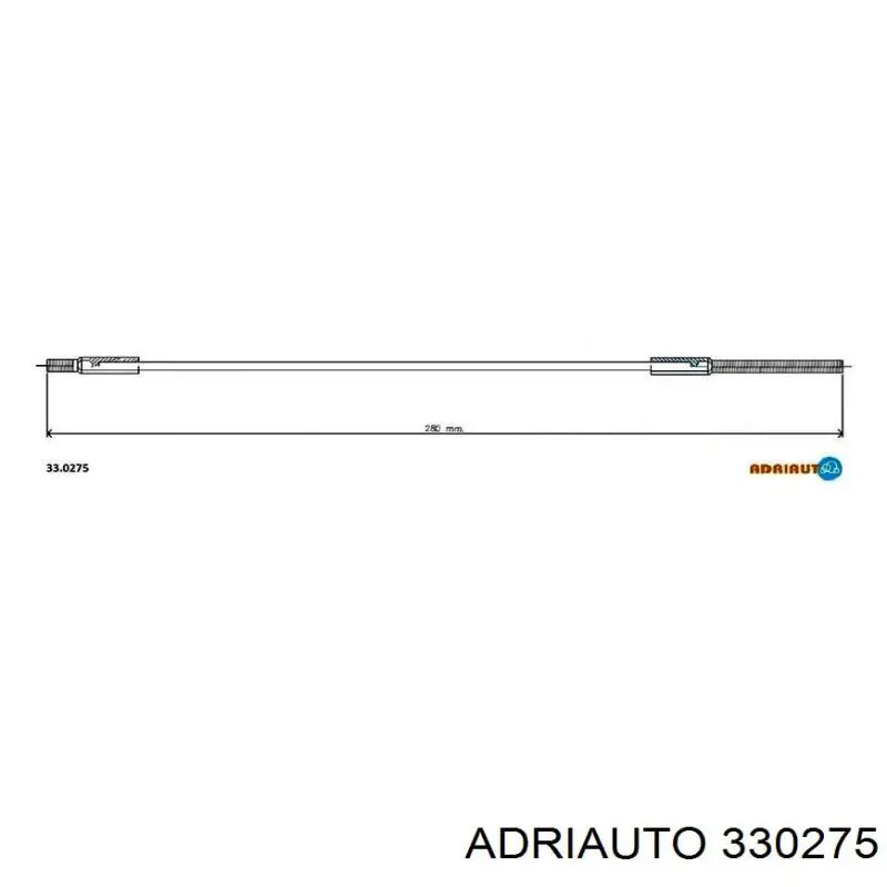 330275 Adriauto Cabo do freio de estacionamento dianteiro