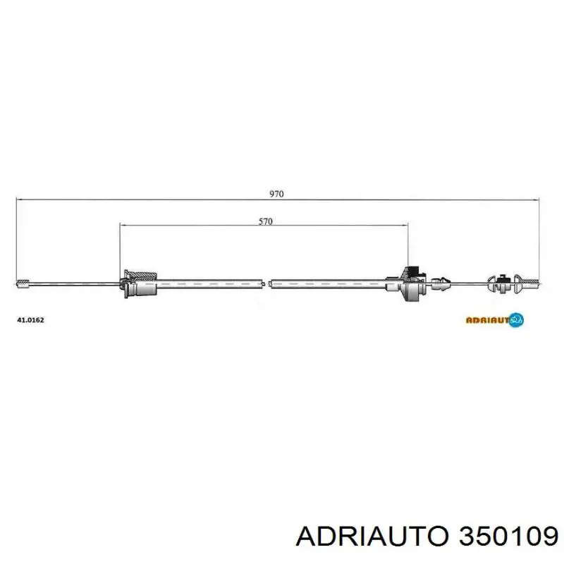 Cabo de embraiagem Adriauto 350109 preço, a partir de 16,54 USD