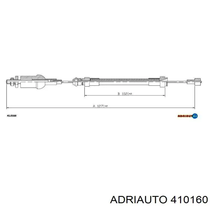 410160 Adriauto Cabo de embraiagem