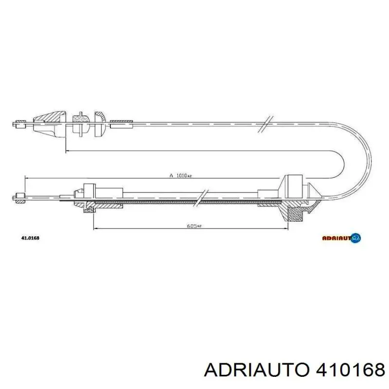 Compre 410168 Adriauto Cabo de embraiagem