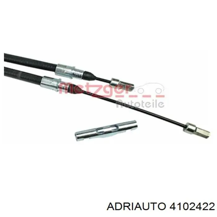 4102422 Adriauto Cabo traseiro direito/esquerdo do freio de estacionamento