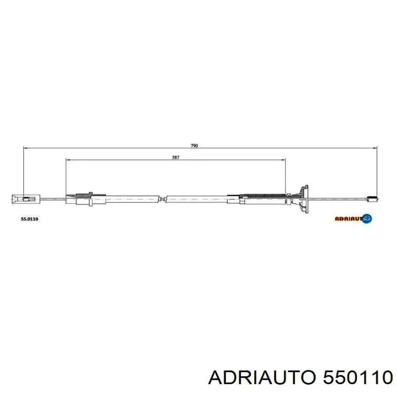 Cabo de embraiagem Adriauto 550110 preço, a partir de 14,95 USD