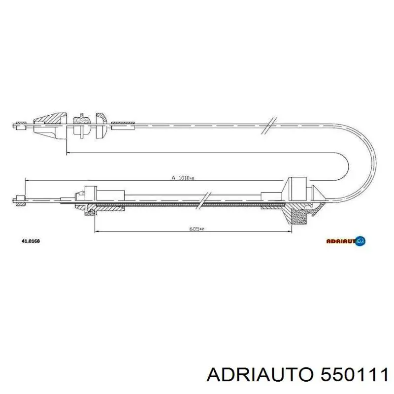 Cabo de embraiagem 550111 Adriauto