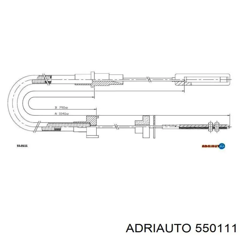 Compre 550111 Adriauto Cabo de embraiagem