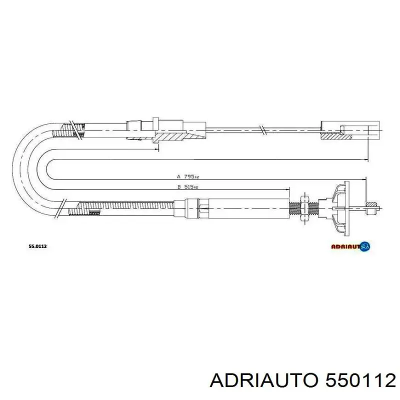 Compre 550112 Adriauto Cabo de embraiagem