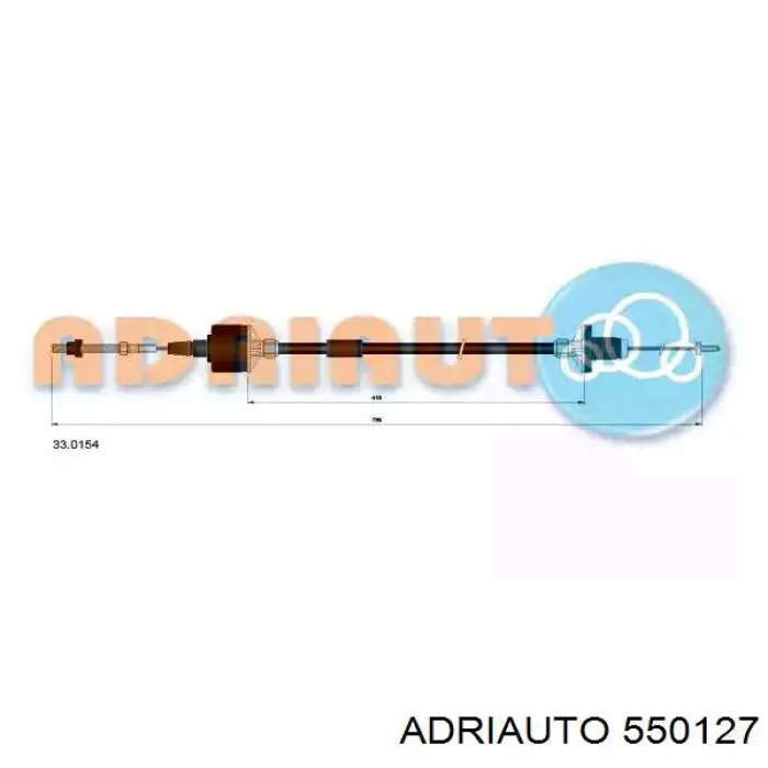 Compre 550127 Adriauto Cabo de embraiagem
