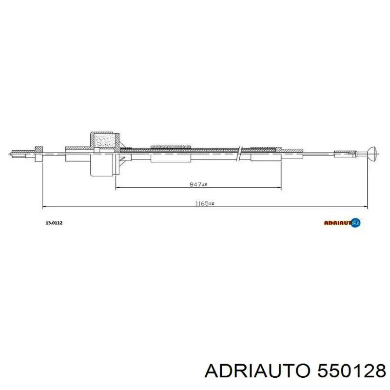 Cabo de embraiagem Adriauto 550128 preço, a partir de 13,72 USD